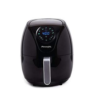 lot 49949 image: PowerXL Air Fryer 7 QT Maxx Classic , Extra Hot Air Fry, Cook, Crisp, Broil, Roast, Bake, High Gloss Finish, Black (7 Quart)   (Appears used & Untested)  (SOLD AS IS)