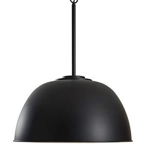 lot 49956 image: Amazon Brand Stone & Beam Vintage Large Format Pendant Light with Bulb, Black  (26H)