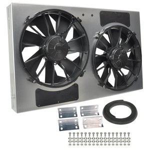 lot 51175 image: Derale 16838 Electric Radiator Fan Shroud Kit