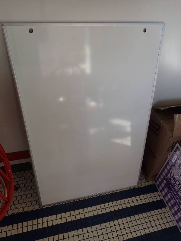 lot 1890 image: White Dry Erase Board
