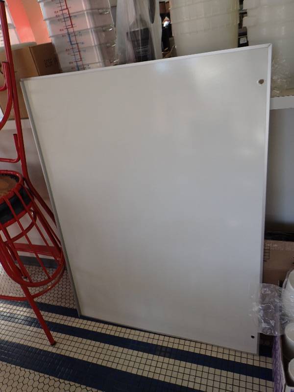 lot 1897 image: Large White Dry Erase Board