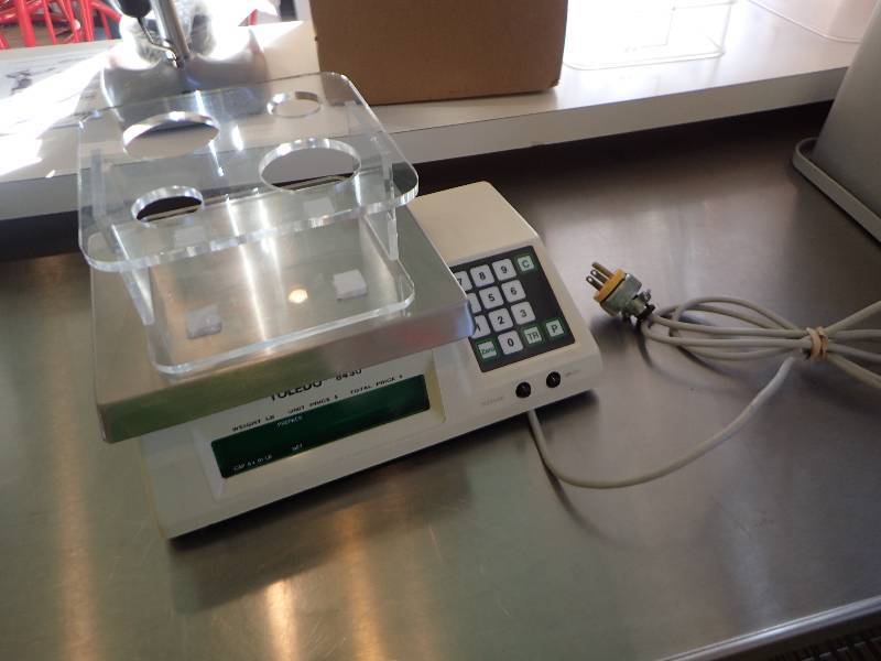lot 1908 image: Toledo Counter Top Digital Food Scale