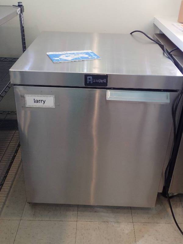 lot 1944 image: Randall Single Door 27 Under Counter Cooler On Castors