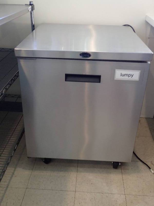 lot 1945 image: Radall Single Door 27 Under Counter Freezer On Castors