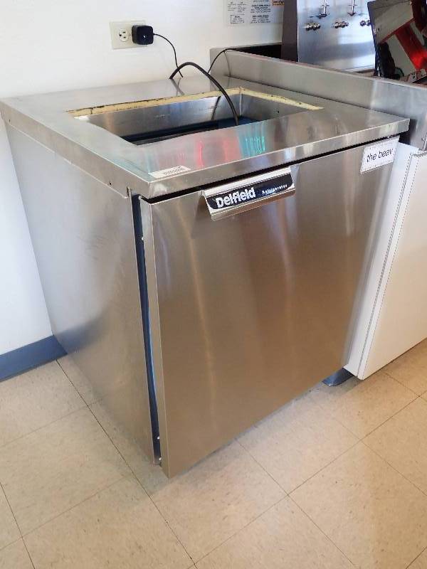 lot 1946 image: Delfield Single Door 27 Under Counter Cooler