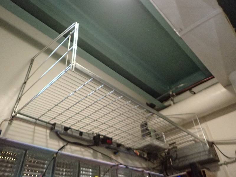lot 1961 image: Heavy Duty Single Wall Mounted Storage Shelves