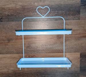 lot 4033 image: White Metal Rack