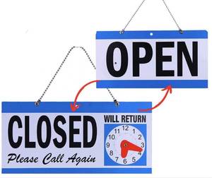 lot 4041 image: OpenClosed Sign