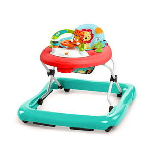 lot 74442 image: Bright Starts Roaming Safari Baby Walker with Activity Station