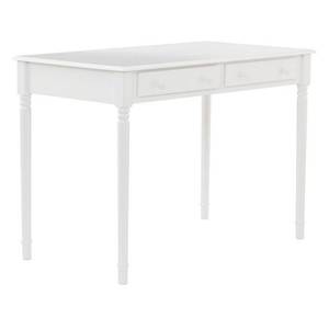 lot 74470 image: Haslet Writing 2-Drawer Desk - Crisp White