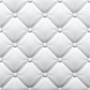 lot 74492 image: A La Maison Ceilings Tufted 2 ft. x 2 ft. Seamless Foam Glue-Up Wall Panel (48 Sq. Ft.  Pack), White