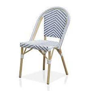 lot 74483 image: Furniture Of America Ariel Natural Tone 40 In. Wicker Patio Bistro Chairs