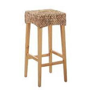 lot 74500 image: Sei Kalzeta Natural Woven Bar Height Stools Set of 2 - All