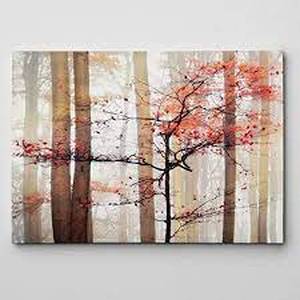lot 74519 image: Orange Awakening Gallery-wrapped Canvas Wall Art- Retail$121.99