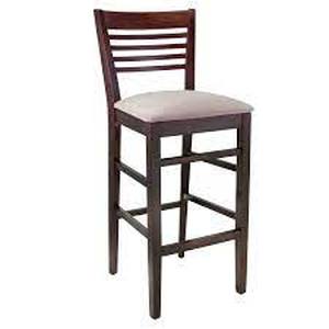 lot 74537 image: Venetian Upholstered Beech Wood Bar Stool