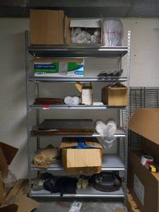 lot 2 image: Aluminum Shelf - Contents not included