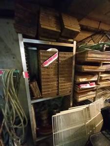 lot 15307 image: aluminum sheet pan rack