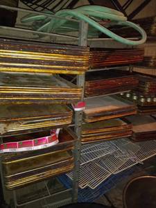 lot 15308 image: Metal Sheet Pan Rack Contents not included