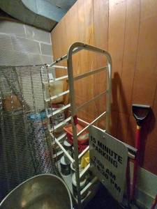 lot 15313 image: White Baked Goods Display Rack