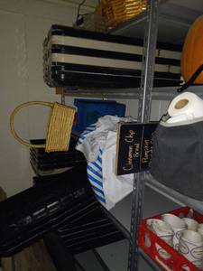 lot 15341 image: 6-Tier Metal Rack W Contents&nbsp