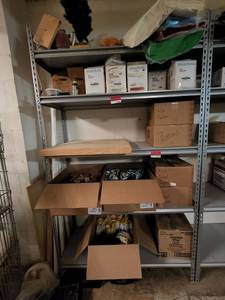 lot 15444 image: 5 Tier Metal Shelf - Contents Not Included
