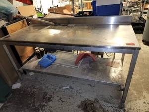 lot 15473 image: Stainless Steel Prep Table