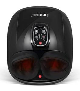 lot 4079 image: FIT KING Shiatsu Foot Massager Machine with Heat Deep Kneading Foot Reflexology Massager for Foot Relaxation & Pain Relief FT-001F