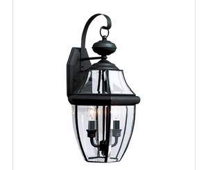 lot 4082 image: Generation Lighting Lancaster Two Light Outdoor Wall Lantern
