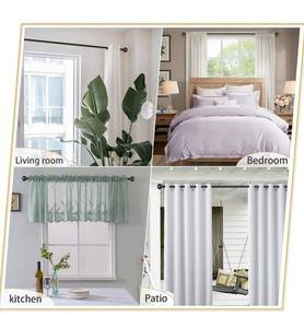 lot 4111 image: SZXIMU Curtain Rod 58 Inch Single Drapery Rods for Windows with Diamond Pattern Finials, 48-86, Bronze