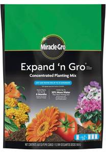 lot 4127 image: Miracle-Gro Expand N Gro Concentrated Planting Mix, .67 cu. ft