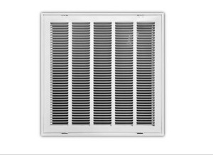 lot 47843 image: Everbilt Steel Return Air Filter Grille, White  (20 x 20)
