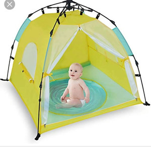 lot 47862 image: Bend River Automatic Instant Baby Tent with Pool Upf 50 Beach Sun Shelter