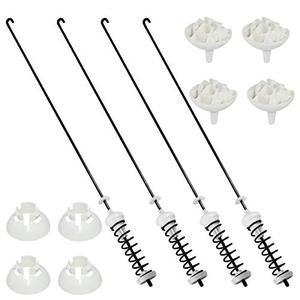 lot 49252 image: W10780048 Washer Suspension Rods Kit Upgraded by TOMOON, Compatible with Whirl-pool, Ken-more, May-tag Washing Machines - Replace W10349191, W10257087, W10821948 (4 pcs)