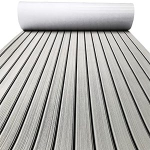 lot 49253 image: KXKZREN Self-Adhesive EVA Foam Decking Sheet Pad Anti-Skid Faux Teak Synthetic Yacht Marine Boat Flooring Mat Accessories   (94 x 162335)