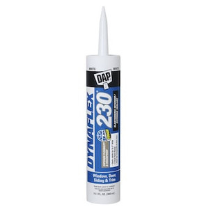 lot 49278 image: DAP DYNAFLEX 230 10-fl oz, White Paintable Latex Caulk