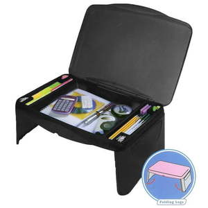 lot 49288 image: The Folding LapDesk, laptop stand, kids desk, Workstation, Contains Extra Storage space under the top, And folds very easy   (L 17.5 x W 12 x H 7.3)