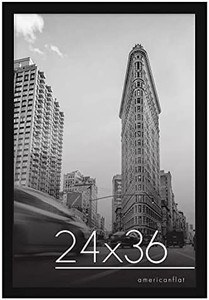 lot 49398 image: Americanflat Poster Frame, Black   (24 x 36)
