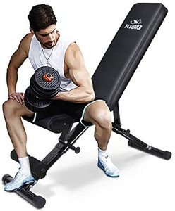lot 50009 image: FLYBIRD Weight Bench, Adjustable Strength Training Bench for Full Body Workout with Fast Folding-New Version