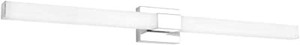 lot 50024 image: Aipsun LED Bathroom Vanity Light,40in Modern Vanity Light for Bathroom Wall Light Fixtures Frosted White PC Shade Cool, White 5500K