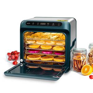 lot 50025 image: KWASYO 5 trays food dehydrator jerky maker, fruit beef food dryer, Stainless Steel Trays