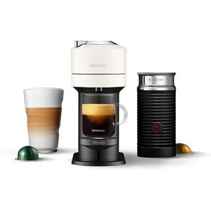 lot 50026 image: Nespresso ENV120WAE Vertuo Next Coffee and Espresso Maker Machine  Aeroccino, White   (Retails $199)