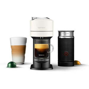 lot 50054 image: Nespresso ENV120WAE Vertuo Next Coffee and Espresso Maker Machine  Aeroccino, White   (Retails $199)
