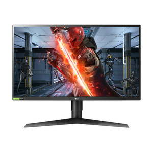 lot 50063 image: LG UltraGear 27GL83A-B 27 QHD 2560 x 1440 (2K) 144 Hz 1ms HDMI DisplayPort Audio NVIDIA G-Sync Compatible IPS Gaming Monitor   (Retails $299)