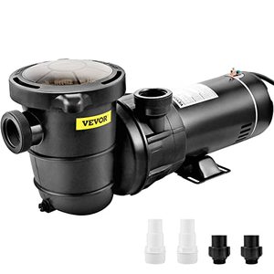 lot 50065 image: VEVOR Swimming Pool Pump, 2.0HP 115 V, 1500 W Single Speed Pumps for Above Ground Pool w Strainer Basket, 5400 GPH Max. Flow, Certification of ETL for Security    Possibly used  (SOLD AS IS)