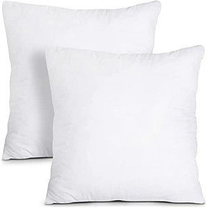 lot 50076 image: Utopia Bedding Throw Pillows Insert, White   (18 x 18)  (4 Pack)