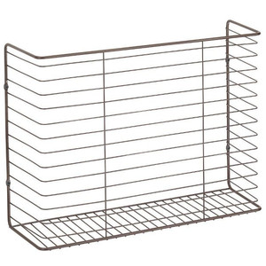 lot 50086 image: mDesign Metal Wall Mount Toy Storage Organizer Display Shelf
