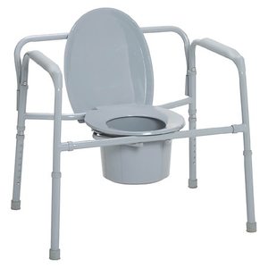 lot 50313 image: Folding Bariatric Commode (DeepSeat)  (1cs)