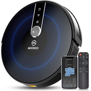 lot 50316 image: MOOSOO ROBOT VACUUM CLEANER   (SOLD AS IS--Unknown condition)