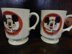 lot 2793 image: Mickey Mugs