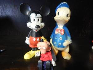 lot 2792 image: Micky, Donald and Baby Pluto.